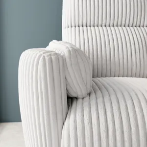 Radius Mega Ivory Power Reclining Sofa Loveseat and Recliner