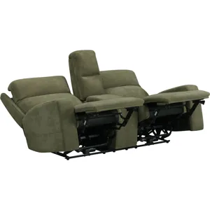 Traxton Jasper Moss Power Zero Gravity Sofa Loveseat and Recliner