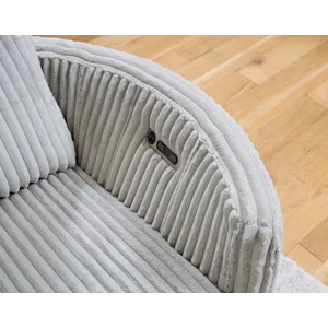 Radius Mega Grey Power Reclining Sofa and Two Recliners