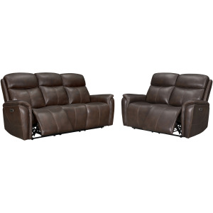 Cascade Auburn Power Reclining Sofa and Loveseat