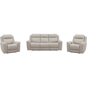 Calgary Stone Power Reclining Sofa and 2 Recliners