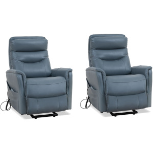 Gemini Softy Azure Power Lift Recliner with Articulating Headrest Two Pack