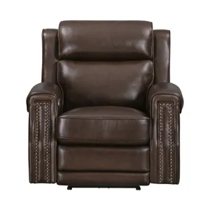 Hensley Smooth Espresso Power Reclining Sofa Loveseat and Recliner