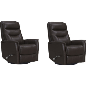 ManualSwivelGliderReclinerTwoPack