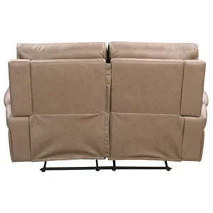 Theon Stokes Toffee Reclining Loveseat