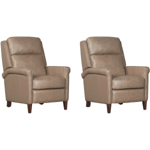 Northfield Lotus Cream Power Cordless High Leg Recliner P2 Two Pack
