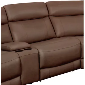 Calgary Autumn Umber Power Armless Recliner P2