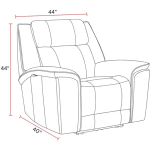 Colton Branson Tweed Power Zero Gravity Recliner P3 Immersive Audio Two Pack