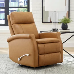 Bristol Russet Swivel Glider Recliner Two Pack
