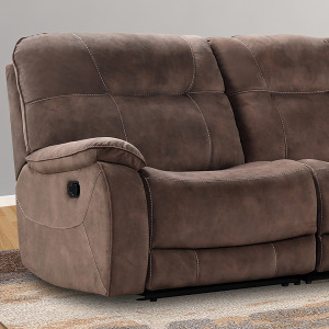 Cooper Shadow Brown Left Arm Facing Recliner