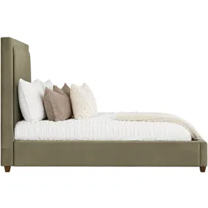 Kimberly Mystical Moss Queen Bed 5/0