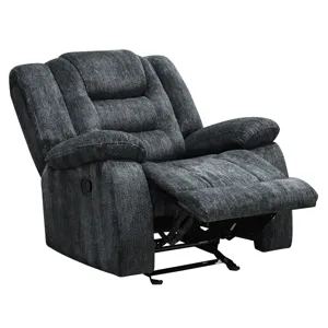 Bolton Misty Storm Manual Reclining Sofa Loveseat and Recliner