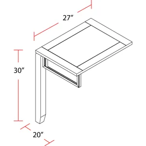 Boca Corner Table