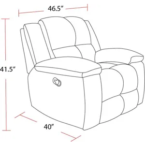 Buster Cabot Stone Manual Reclining Sofa and Recliner