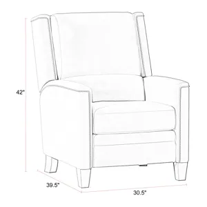 Connor Espresso Power Cordless High Leg Recliner P2 Two Pack