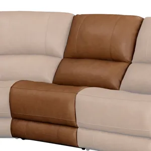 Belmont Lyric Caramel Armless Chair