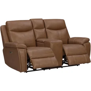 Veracruz Vintage Tan Zero Gravity Power Reclining Sofa Loveseat and Recliner