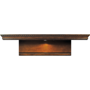 Huntington Expandable Bridge with Shelf and Back Panel