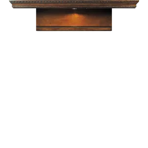 Huntington Expandable Bridge with Shelf and Back Panel