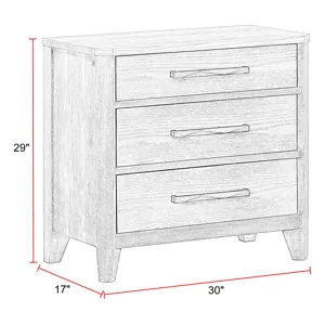 Breckenridge Bedroom King Bed with 2 Nightstands