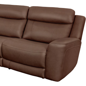 Calgary Autumn Umber Power Right Arm Facing Recliner P2
