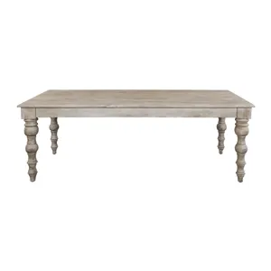 Crossings Eden Dining 84 Inch Rectangular Dining Table With 4 Upholstered Chairs