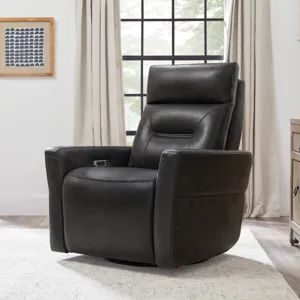 Remmington Vintage Slate Power Swivel Glider Recliner P2
