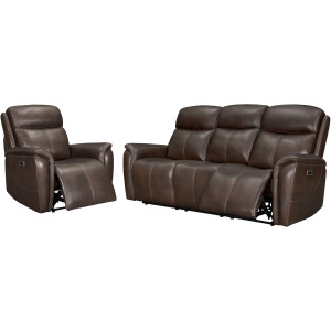 Cascade Auburn Power Reclining Sofa and Recliner