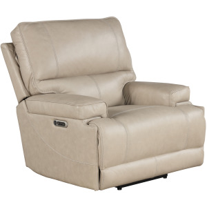 Whitman Verona Linen - Powered By Freemotion Cordless Power Recliner