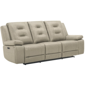 Caldwell Tahoe Fog Power Reclining Sofa P2