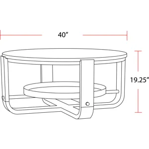 Escape 3 Piece Occasional Table Set