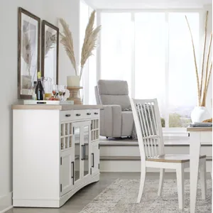 Americana Modern Dining Spindle Back Dining Chair Two Pack
