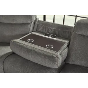 Alpine Airy Midnight Armless Chair with Drop Down Table