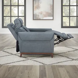 Conrad Blue Dusk Power High Leg Recliner P2