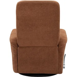 Gemini Snazzy Terracotta Manual Swivel Glider Recliner Two Pack