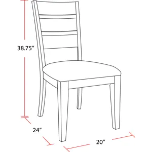 Cedar Fork Dining Dining Chair Two Pack