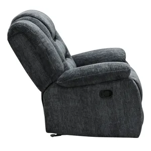 Bolton Misty Storm Manual Reclining Sofa Loveseat and Recliner