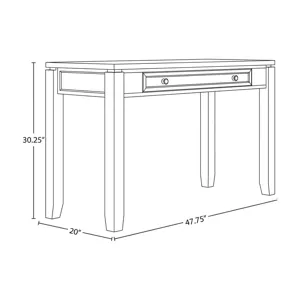 Boca 48 Inch Writing Desk
