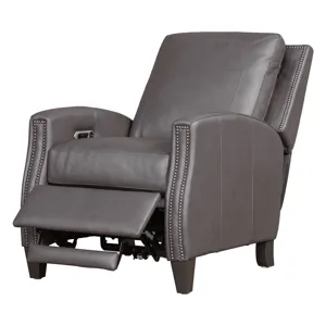 Hunter Echo Grey Power Cordless High Leg Recliner P2 Two Pack