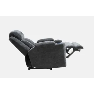 Dalton Lucky Charcoal Power Reclining Sofa Loveseat and Recliner