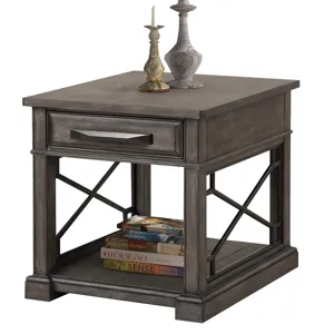 Sundance Smokey Grey Cocktail Table with 2 End Tables