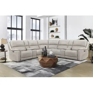 Easton Steamboat Quartz 7 Piece Zero Gravity Power Reclining Sectional with Power Adjustable Headrests