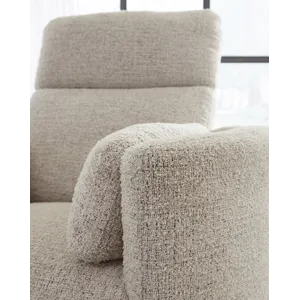 Radius Burlap Manual Swivel Recliner Two Pack