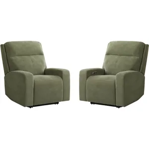 Traxton Jasper Moss Power Zero Gravity Recliner P3 Two Pack