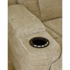 Dalton Lucky Fawn Power Reclining Sofa and Loveseat