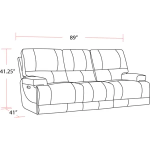 Whitman Verona Coffee - Powered By Freemotion Power Reclining Sofa and Two Recliners