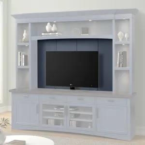 Americana Modern Denim Hutch Back Panel