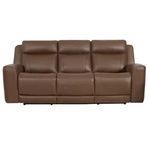 Calgary Autumn Umber Power Reclining Sofa and Loveseat