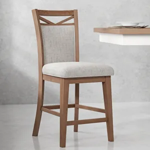 Americana Modern Dining Upholstered Counter Chair Two Pack