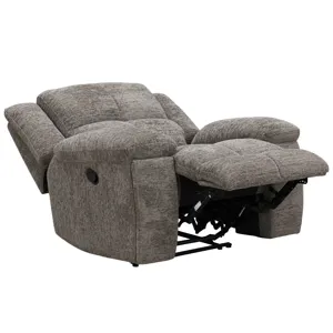 Buster Cabot Stone Manual Reclining Sofa and Recliner